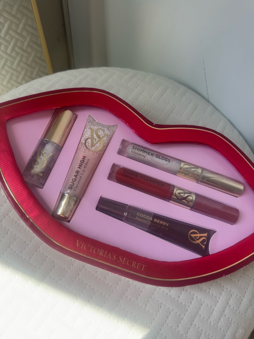 Victoria's Secret Lip Set - Pink, Red, Purple, Gold